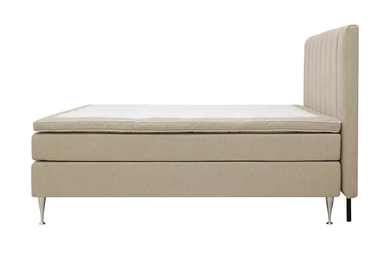 Hilton High Komplett Sängpaket 160x200 cm - Beige - Möbler - Sovrum - Sängar - Kontinentalsängar