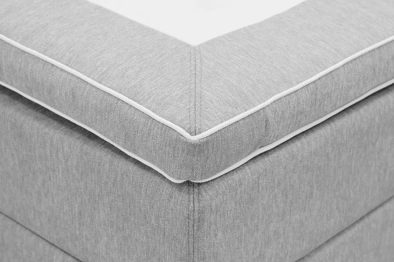 Hilton High Komplett Sängpaket 160x200 cm - Grå - Möbler - Sovrum - Sängar - Kontinentalsängar