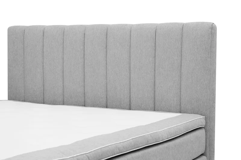 Hilton High Komplett Sängpaket 160x200 cm - Grå - Möbler - Sovrum - Sängar - Kontinentalsängar
