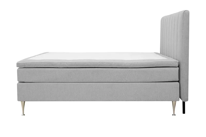 Hilton High Komplett Sängpaket 160x200 cm - Grå - Möbler - Sovrum - Sängar - Kontinentalsängar
