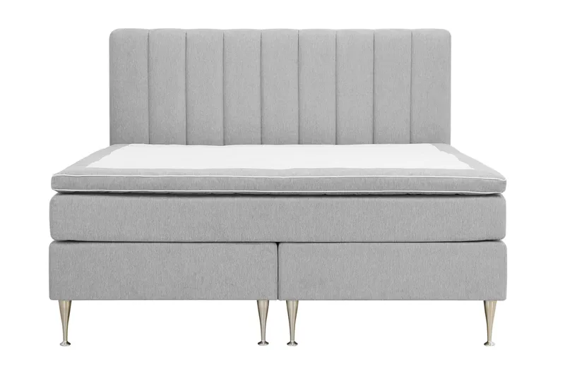 Hilton High Komplett Sängpaket 160x200 cm - Grå - Möbler - Sovrum - Sängar - Kontinentalsängar