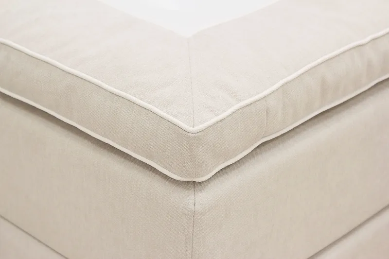 Hilton High Komplett Sängpaket 160x200 cm - Ljusbeige - Möbler - Sovrum - Sängar - Kontinentalsängar