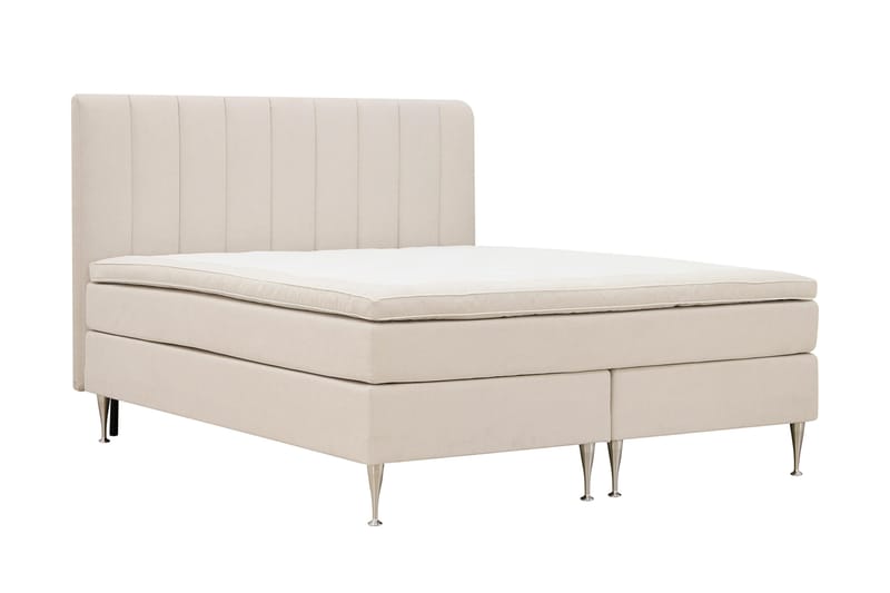 Hilton High Komplett Sängpaket 160x200 cm - Ljusbeige - Möbler - Sovrum - Sängar - Kontinentalsängar