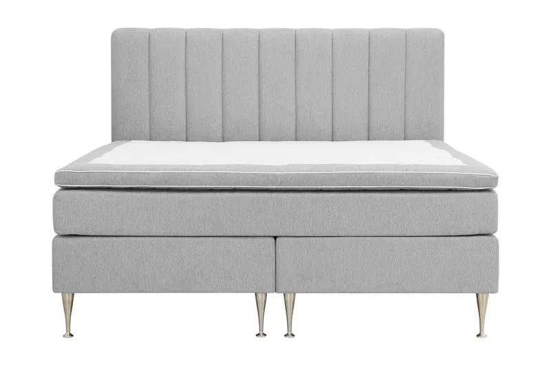 Hilton High Komplett Sängpaket 180x200 cm - Grå - Möbler - Sovrum - Sängar - Kontinentalsängar