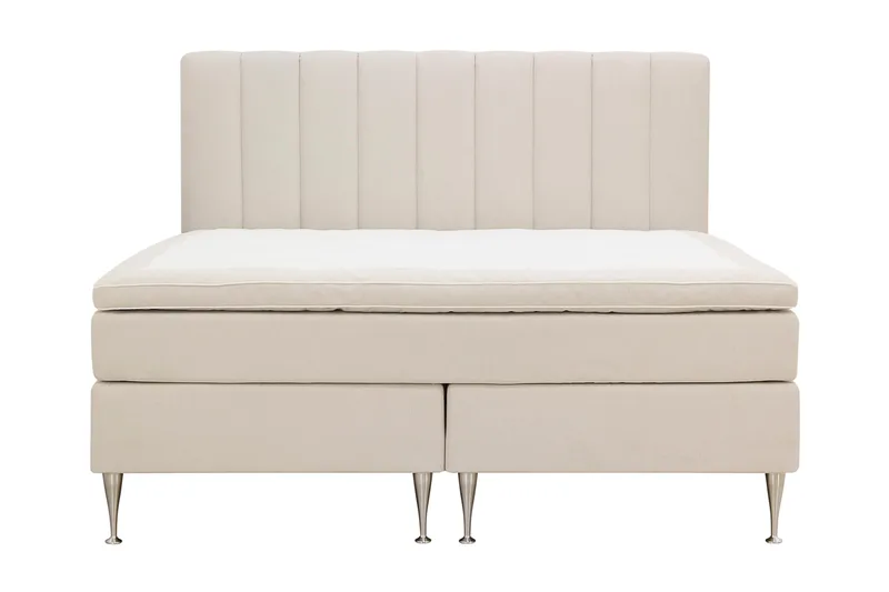 Hilton High Komplett Sängpaket 180x200 cm - Ljusbeige - Möbler - Sovrum - Sängar - Kontinentalsängar