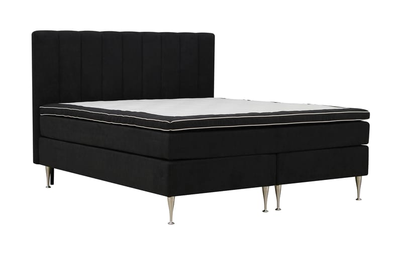 Hilton High Komplett Sängpaket 180x200 cm - Mörkgrå - Möbler - Sovrum - Sängar - Kontinentalsängar
