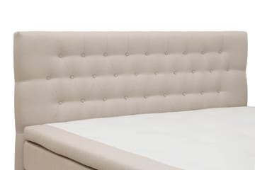 Hilton Komplett Sängpaket 160x200 cm Kontinentalsäng med diamant sänggavel - Beige - Möbler - Sovrum - Sängar - Komplett Sängpaket