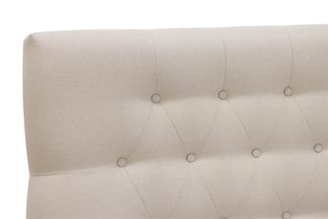 Hilton Komplett Sängpaket 160x200 cm Kontinentalsäng med diamant sänggavel - Beige - Möbler - Sovrum - Sängar - Komplett Sängpaket