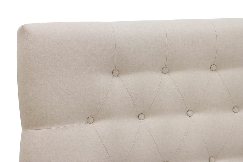 Hilton Komplett Sängpaket 160x200 cm Kontinentalsäng med diamant sänggavel - Beige - Möbler - Sovrum - Sängar - Komplett Sängpaket