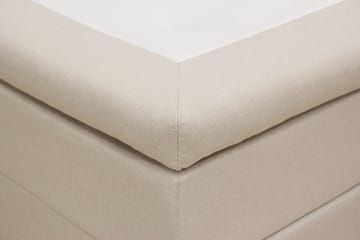 Hilton Komplett Sängpaket 160x200 cm Kontinentalsäng med diamant sänggavel - Beige - Möbler - Sovrum - Sängar - Komplett Sängpaket