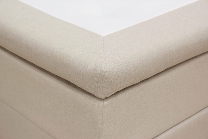 Hilton Komplett Sängpaket 160x200 cm Kontinentalsäng med diamant sänggavel - Beige - Möbler - Sovrum - Sängar - Komplett Sängpaket