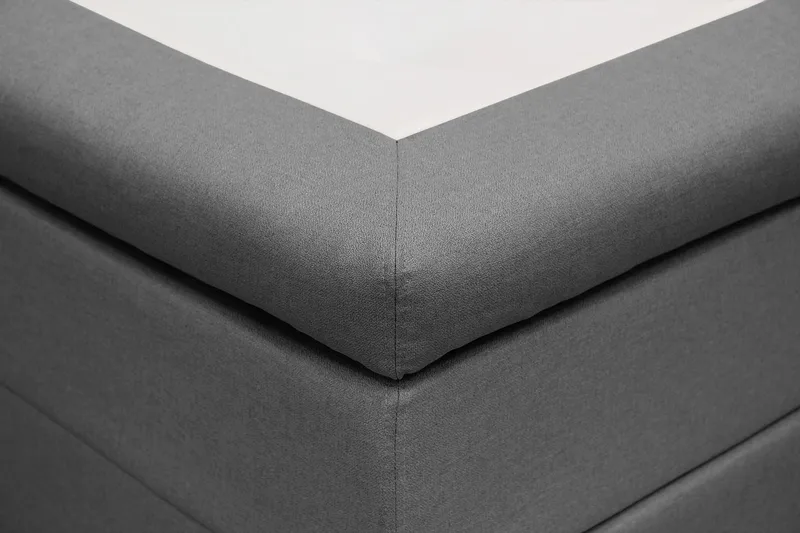 Hilton Komplett Sängpaket 160x200 cm Kontinentalsäng med diamant sänggavel - Grå - Möbler - Sovrum - Sängar - Kontinentalsängar