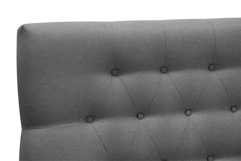 Hilton Komplett Sängpaket 160x200 cm Kontinentalsäng med diamant sänggavel - Grå - Möbler - Sovrum - Sängar - Kontinentalsängar