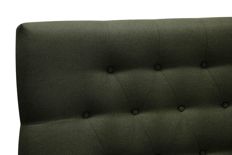Hilton Komplett Sängpaket 160x200 cm Kontinentalsäng med diamant sänggavel - Grön - Möbler - Sovrum - Sängar - Komplett Sängpaket