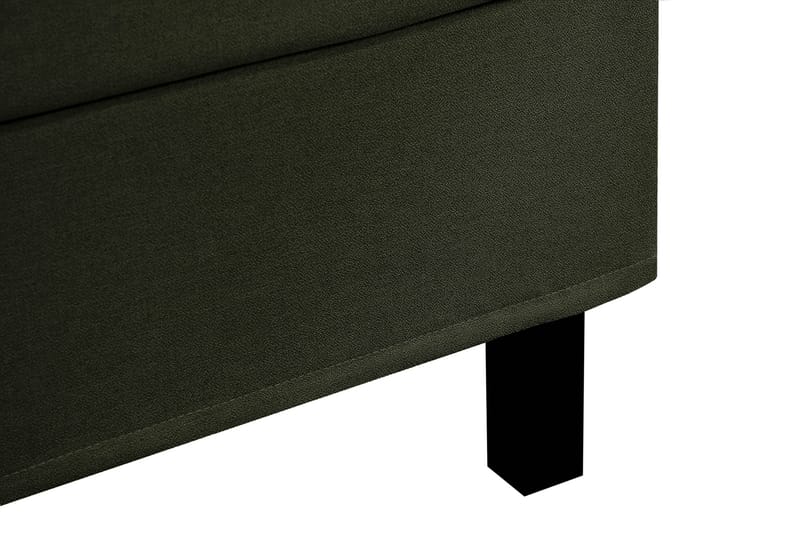 Hilton Komplett Sängpaket 160x200 cm Kontinentalsäng med diamant sänggavel - Grön - Möbler - Sovrum - Sängar - Komplett Sängpaket