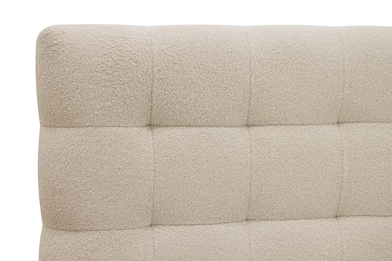 Hilton Komplett Sängpaket 160x200 cm Kontinentalsäng med rutad sänggavel - Beige - Möbler - Sovrum - Sängar - Komplett Sängpaket