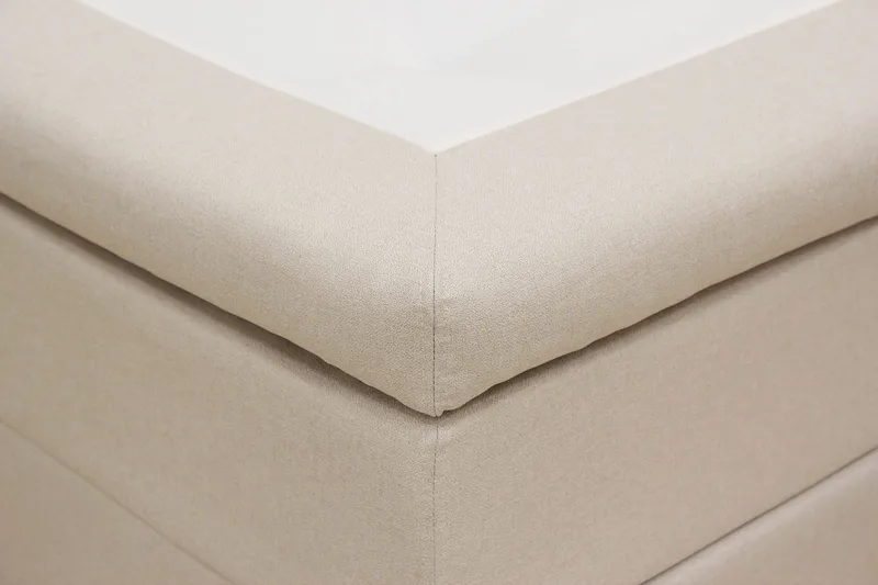 Hilton Komplett Sängpaket 180x200 cm Kontinentalsäng med diamant sänggavel - Beige - Möbler - Sovrum - Sängar - Kontinentalsängar