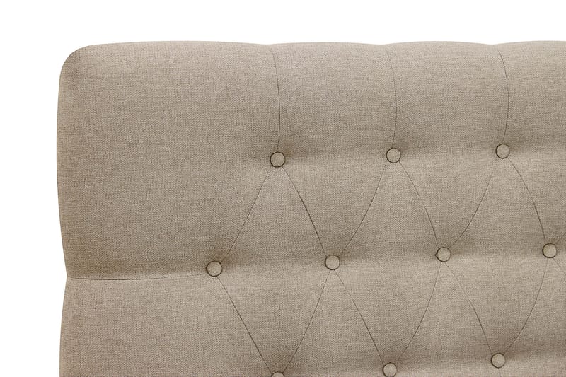 Hilton Komplett Sängpaket 180x200 cm Kontinentalsäng med diamant sänggavel - Beige - Möbler - Sovrum - Sängar - Komplett Sängpaket