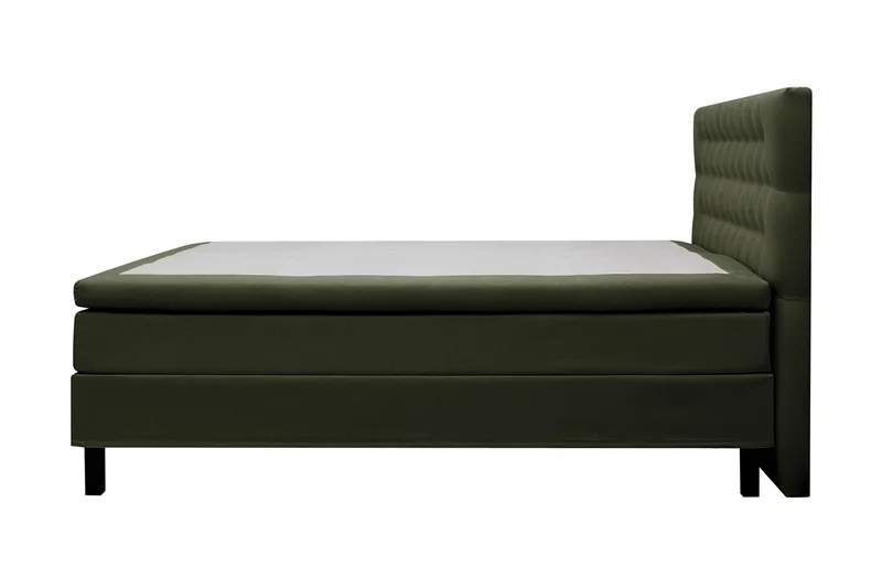 Hilton Komplett Sängpaket 180x200 cm Kontinentalsäng med diamant sänggavel - Grön - Möbler - Sovrum - Sängar - Kontinentalsängar