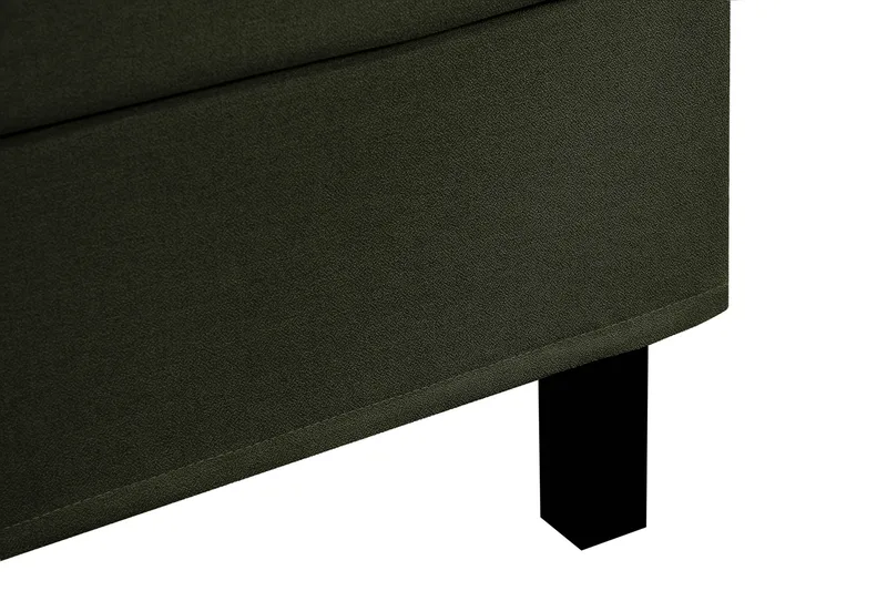 Hilton Komplett Sängpaket 180x200 cm Kontinentalsäng med diamant sänggavel - Grön - Möbler - Sovrum - Sängar - Kontinentalsängar