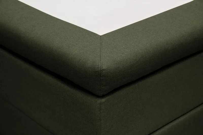 Hilton Komplett Sängpaket 180x200 cm Kontinentalsäng med diamant sänggavel - Grön - Möbler - Sovrum - Sängar - Kontinentalsängar
