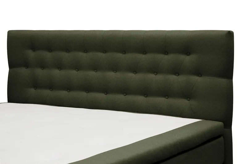 Hilton Komplett Sängpaket 180x200 cm Kontinentalsäng med diamant sänggavel - Grön - Möbler - Sovrum - Sängar - Kontinentalsängar