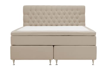 Hilton lyx Komplett Sängpaket 160x200 cm Kontinentalsäng med knappad sänggavel