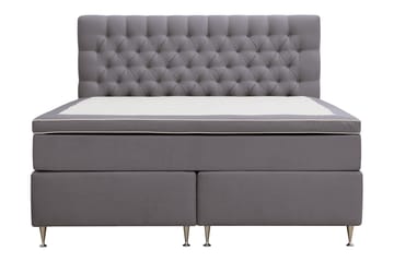 Hilton lyx Komplett Sängpaket 160x200 cm Kontinentalsäng med knappad sänggavel
