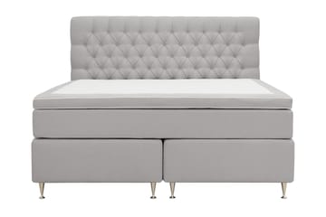 Hilton lyx Komplett Sängpaket 160x200 cm Kontinentalsäng med knappad sänggavel