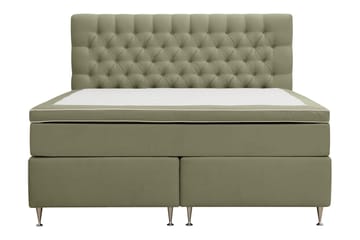 Hilton lyx Komplett Sängpaket 160x200 cm Kontinentalsäng med knappad sänggavel