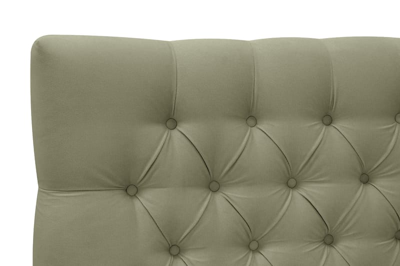 Hilton lyx Komplett Sängpaket 180x200 cm Kontinentalsäng med knappad sänggavel - Olivgrön - Möbler - Sovrum - Sängar - Komplett Sängpaket