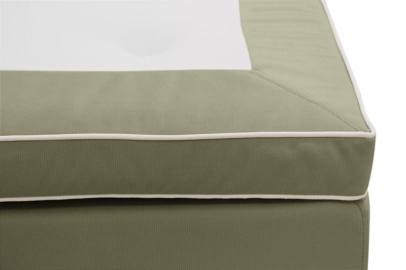Hilton lyx Komplett Sängpaket 180x200 cm Kontinentalsäng med knappad sänggavel - Olivgrön - Möbler - Sovrum - Sängar - Komplett Sängpaket