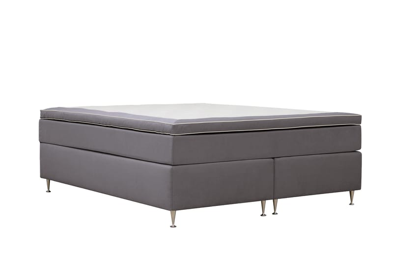 Hilton Lyx Kontinentalsäng 160x200 cm - Grå - Möbler - Sovrum - Sängar - Kontinentalsängar