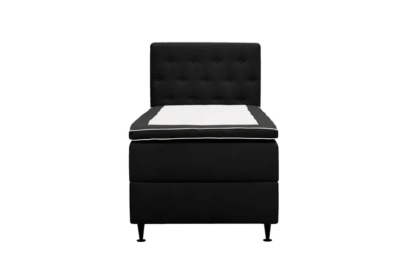 Hilton Plus Komplett Sängpaket med Förvaring 90x200 cm, Antracit