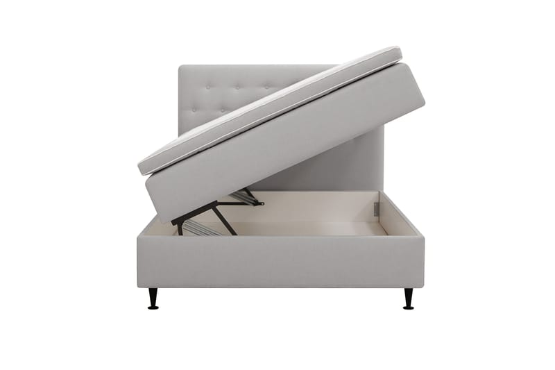 Hilton Plus Komplett Sängpaket med Förvaring 140x200 cm - Grå - Möbler - Sovrum - Sängar - Kontinentalsängar
