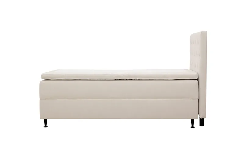 Hilton Plus Komplett Sängpaket med Förvaring 90x200 cm - Ljusbeige - Möbler - Sovrum - Sängar - Kontinentalsängar