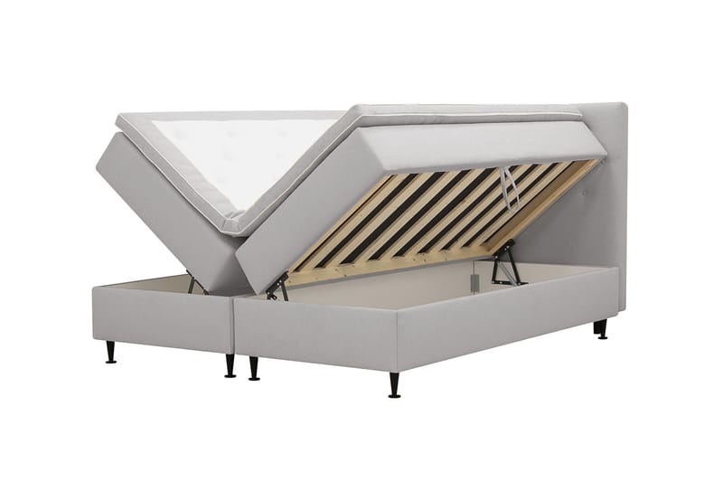 Hilton Plus Kontinentalsäng med Förvaring 180x200 cm - Grå - Möbler - Sovrum - Sängar - Kontinentalsängar