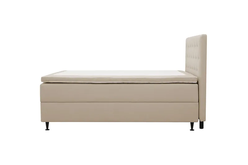 Hilton Plus Komplett Sängpaket med Förvaring 140x200 cm - Beige - Möbler - Sovrum - Sängar - Kontinentalsängar
