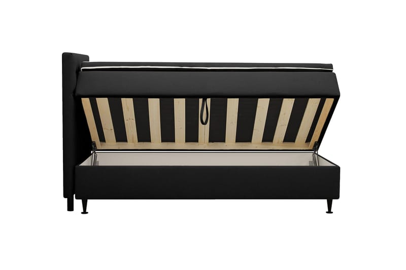 Hilton Plus Komplett Sängpaket med Förvaring 90x200 cm - Antracit - Möbler - Sovrum - Sängar - Kontinentalsängar