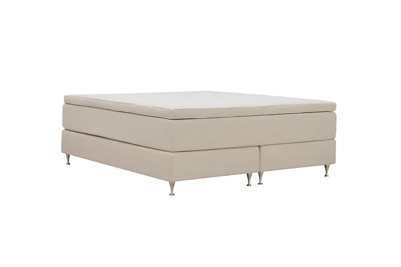 Hilton Premium Kontinentalsäng 180x200 cm - Ljusbeige Bouclé - Möbler - Sovrum - Sängar - Kontinentalsängar