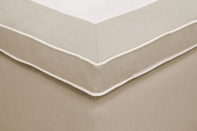 Hilton Plus Komplett Sängpaket med Förvaring 90x200 cm - Beige - Möbler - Sovrum - Sängar - Kontinentalsängar