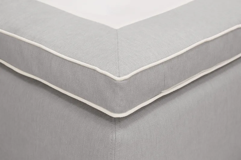 Hilton Plus Komplett Sängpaket med Förvaring 180x200 cm - Grå - Möbler - Sovrum - Sängar - Kontinentalsängar