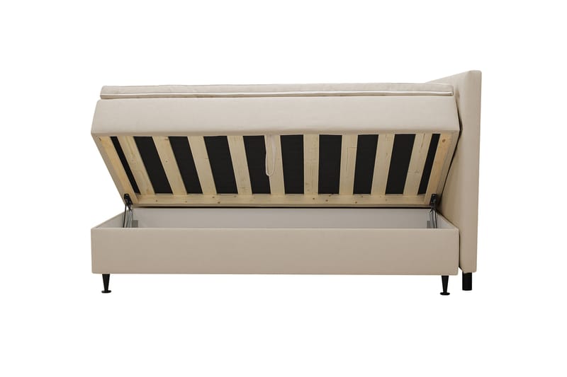 Hilton Plus Kontinentalsäng med Förvaring 160x200 cm - Beige - Möbler - Sovrum - Sängar - Kontinentalsängar