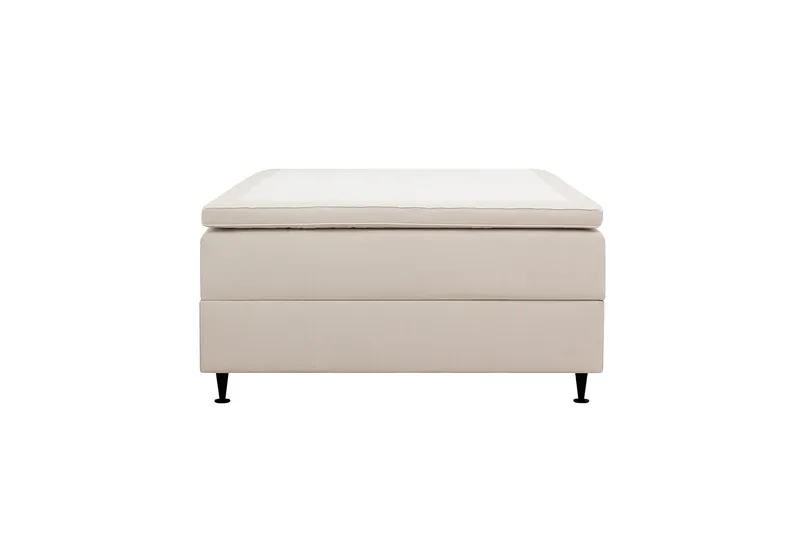 Hilton Plus Kontinentalsäng med Förvaring 140x200 cm, Ljusbeige