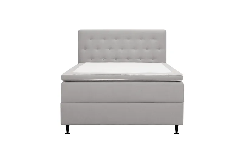 Hilton Plus Komplett Sängpaket med Förvaring 140x200 cm, Grå