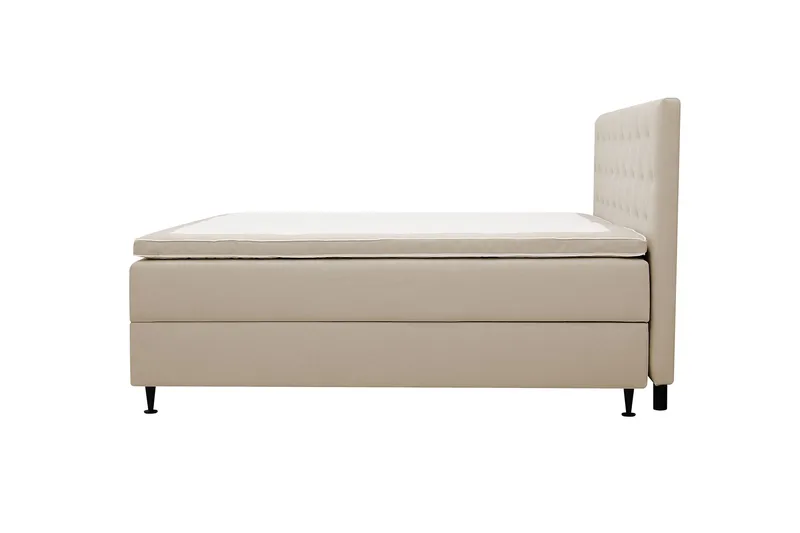 Hilton Plus Komplett Sängpaket med Förvaring 160x200 cm - Beige - Möbler - Sovrum - Sängar - Kontinentalsängar