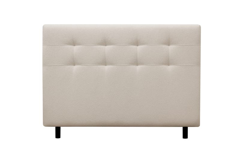 Hilton Premium Komplett Sängpaket 180x200 cm Kontinentalsäng med Sänggavel - Ljusbeige Bouclé - Möbler - Sovrum - Sängar - Kontinentalsängar