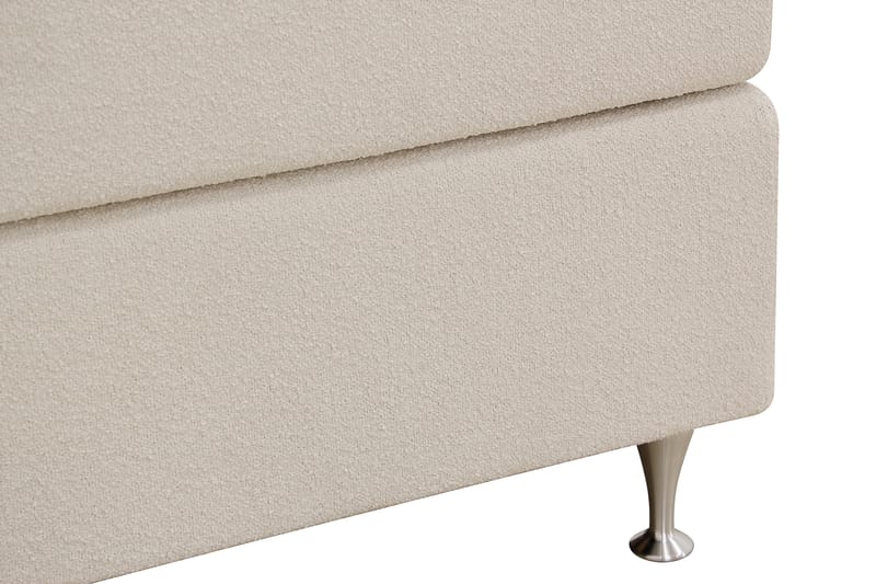 Hilton Premium Komplett Sängpaket 180x200 cm - Ljusbeige Bouclé - Möbler - Sovrum - Sängar - Kontinentalsängar