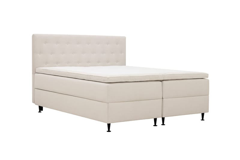 Hilton Plus Komplett Sängpaket med Förvaring 180x200 cm - Ljusbeige - Möbler - Sovrum - Sängar - Kontinentalsängar