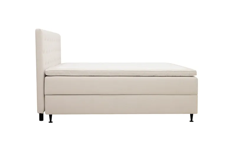 Hilton Plus Komplett Sängpaket med Förvaring 160x200 cm - Ljusbeige - Möbler - Sovrum - Sängar - Kontinentalsängar